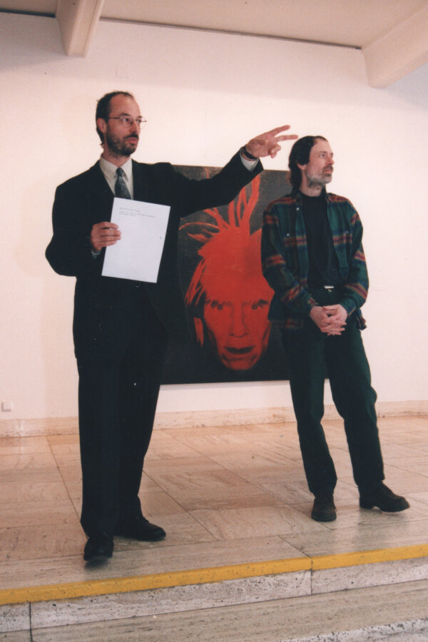 Zahajeni vystavy Interpretace neni zlocin 2002